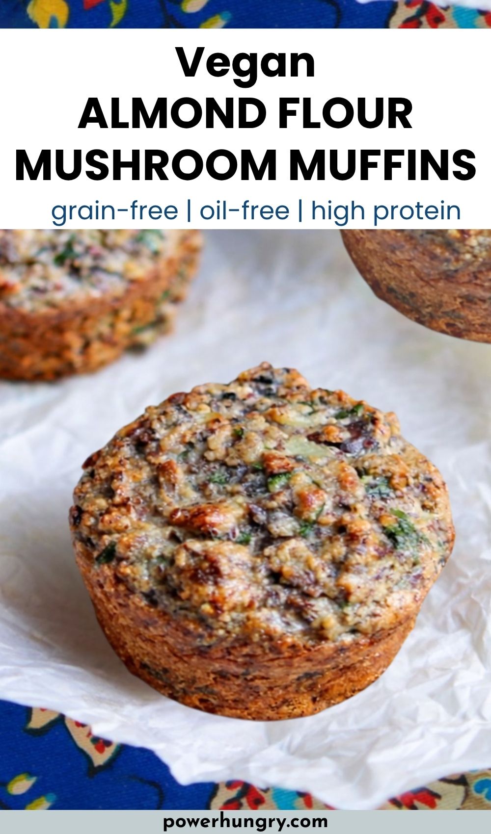 vegan almond flour mushroom muffins pinterest