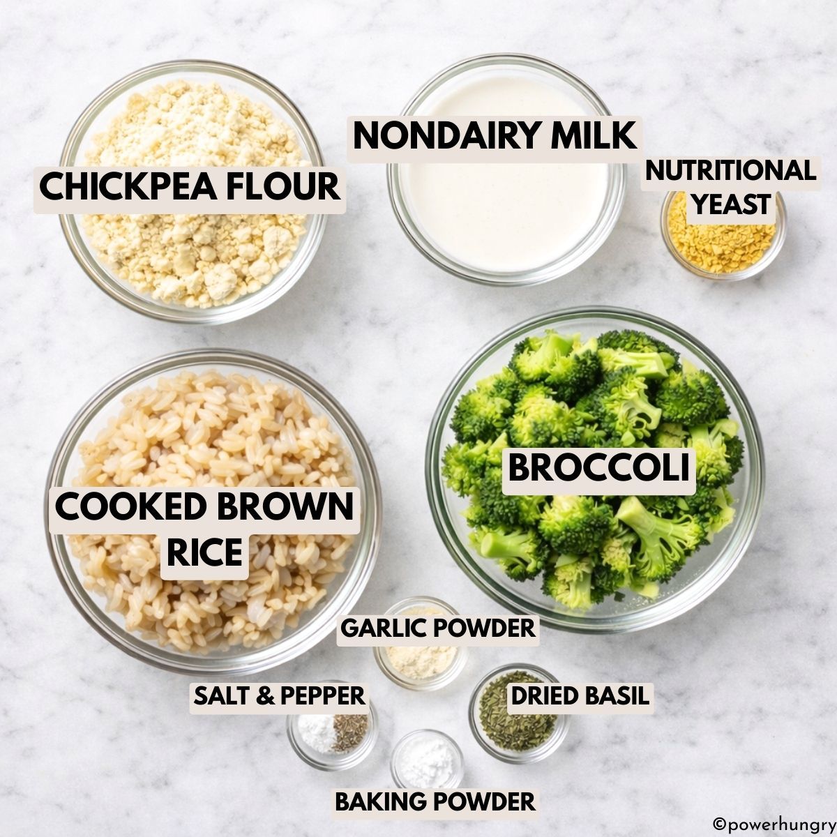 broccoli rice muffins ingredients