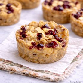baked vegan steel cut oat cups