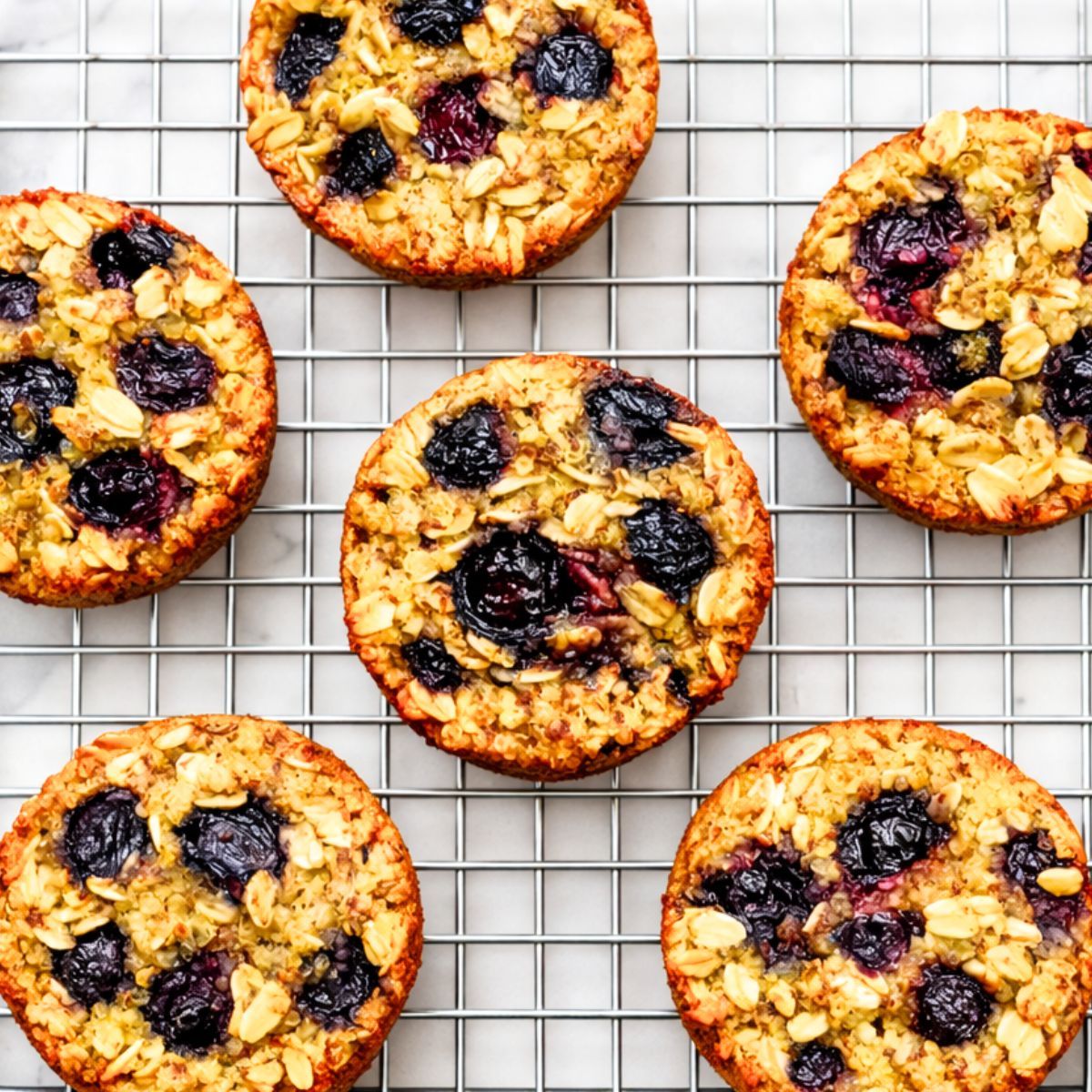 blueberry quinoa muffin cookies