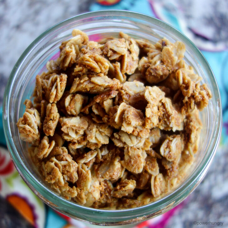 Easy OilFree Almond Granola (V, GF) powerhungry®