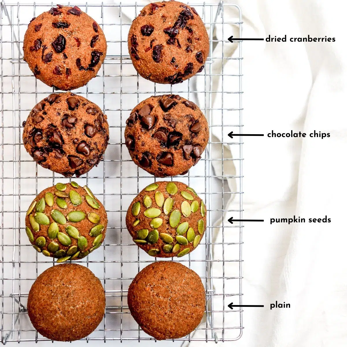 cooling rack with pumpkin lentil rolls