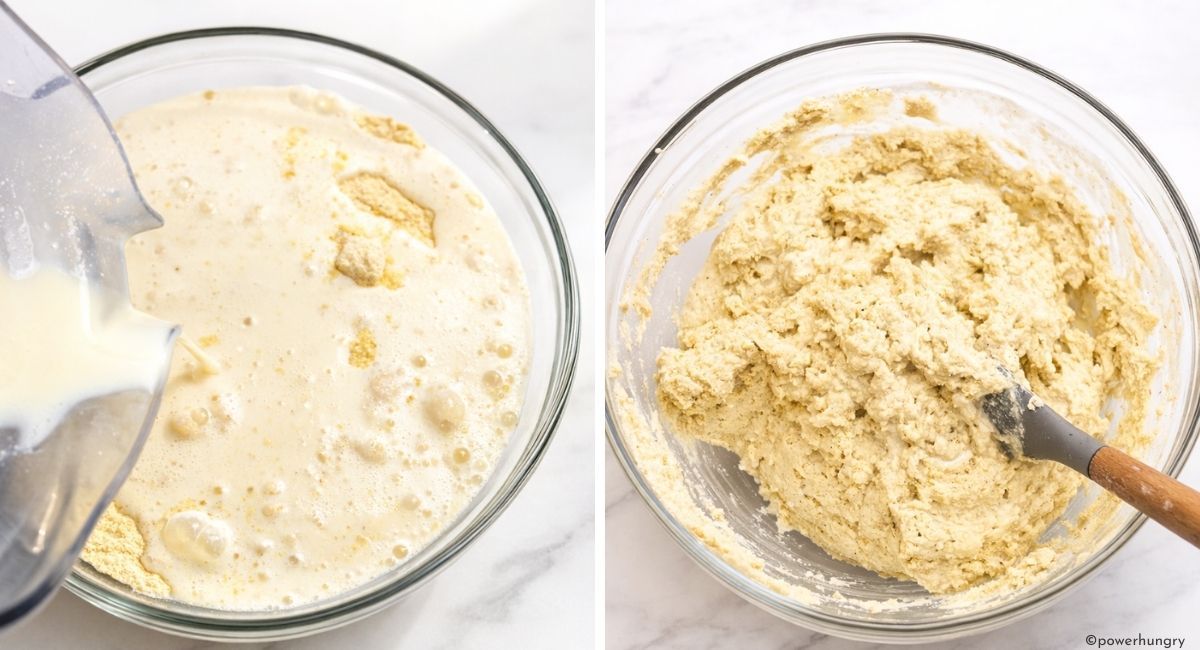 millet protein bread dough