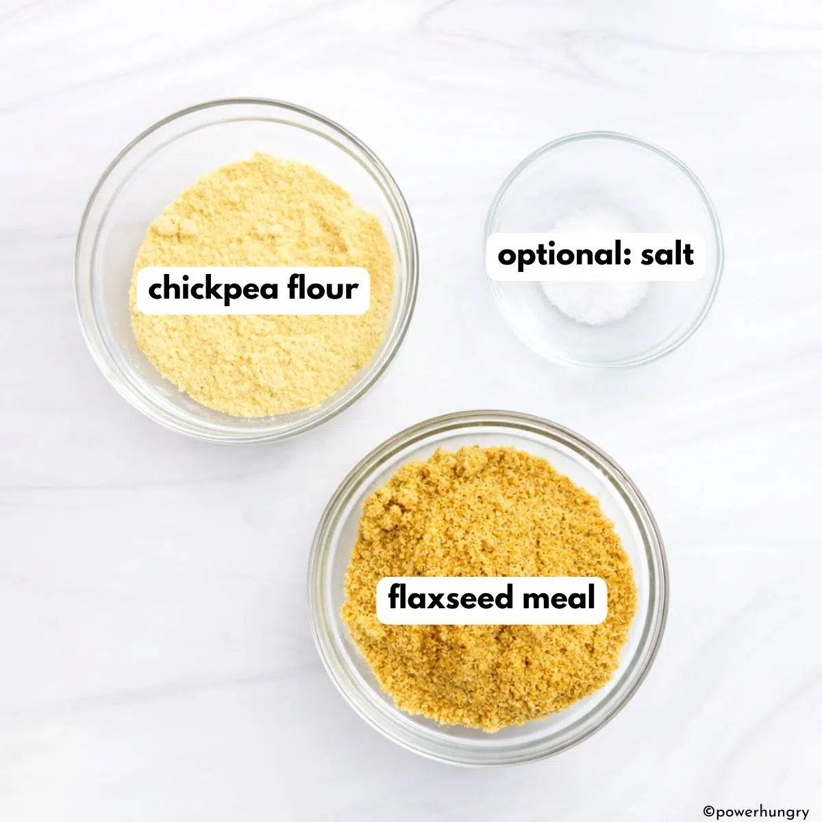 2-ingredient chickpea flour cracker ingredients